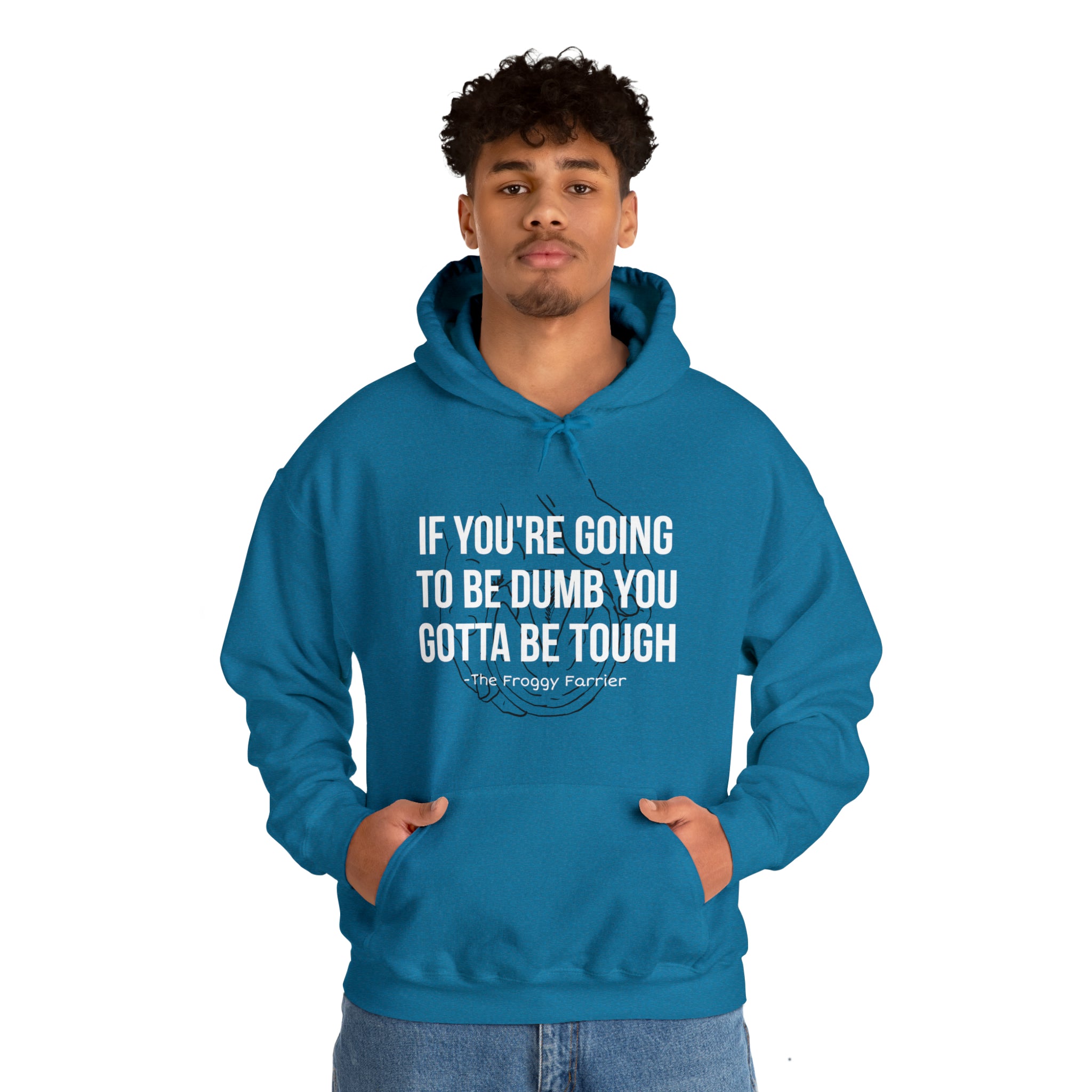 Hit it like it owes you money Hooded Sweatshirt