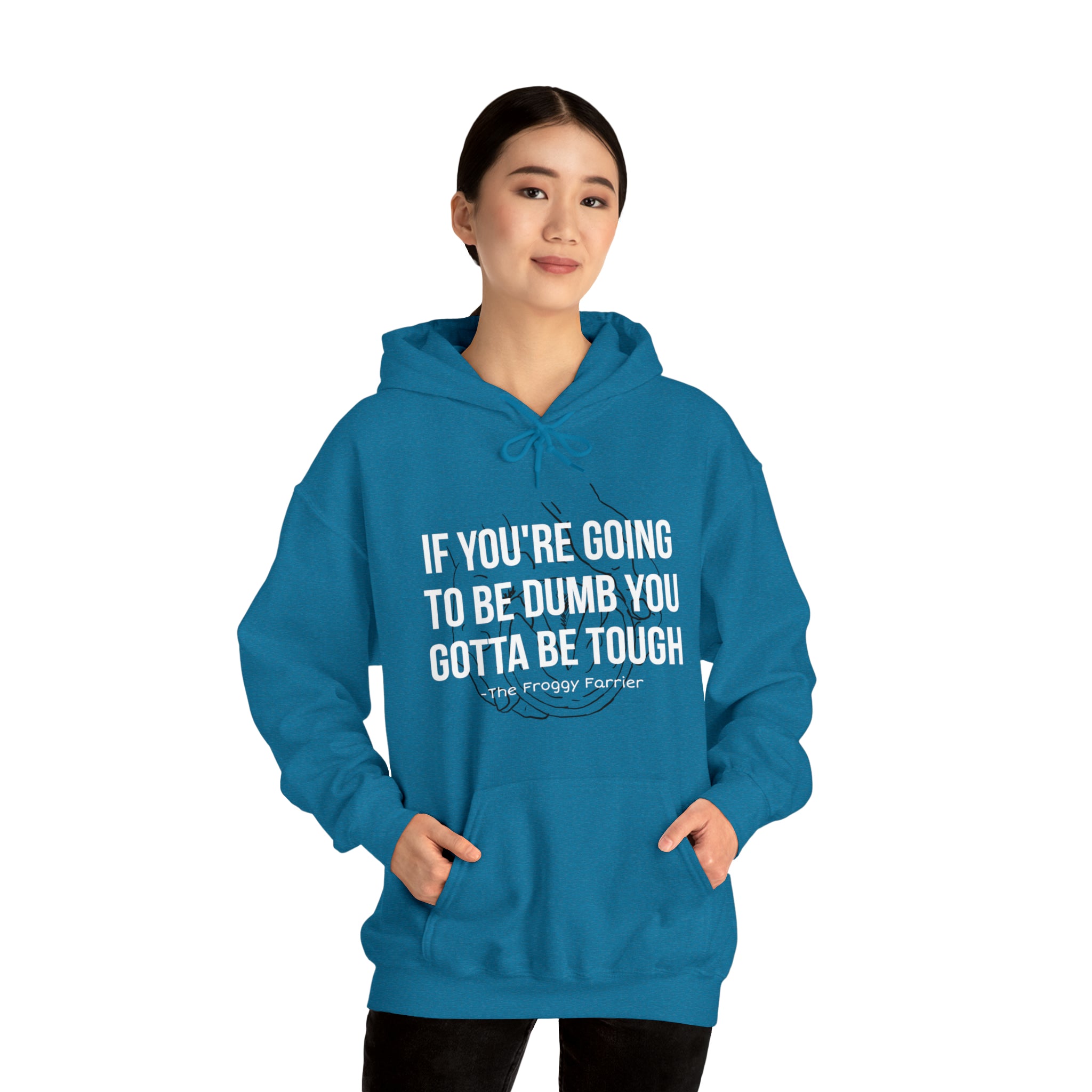 Hit it like it owes you money Hooded Sweatshirt