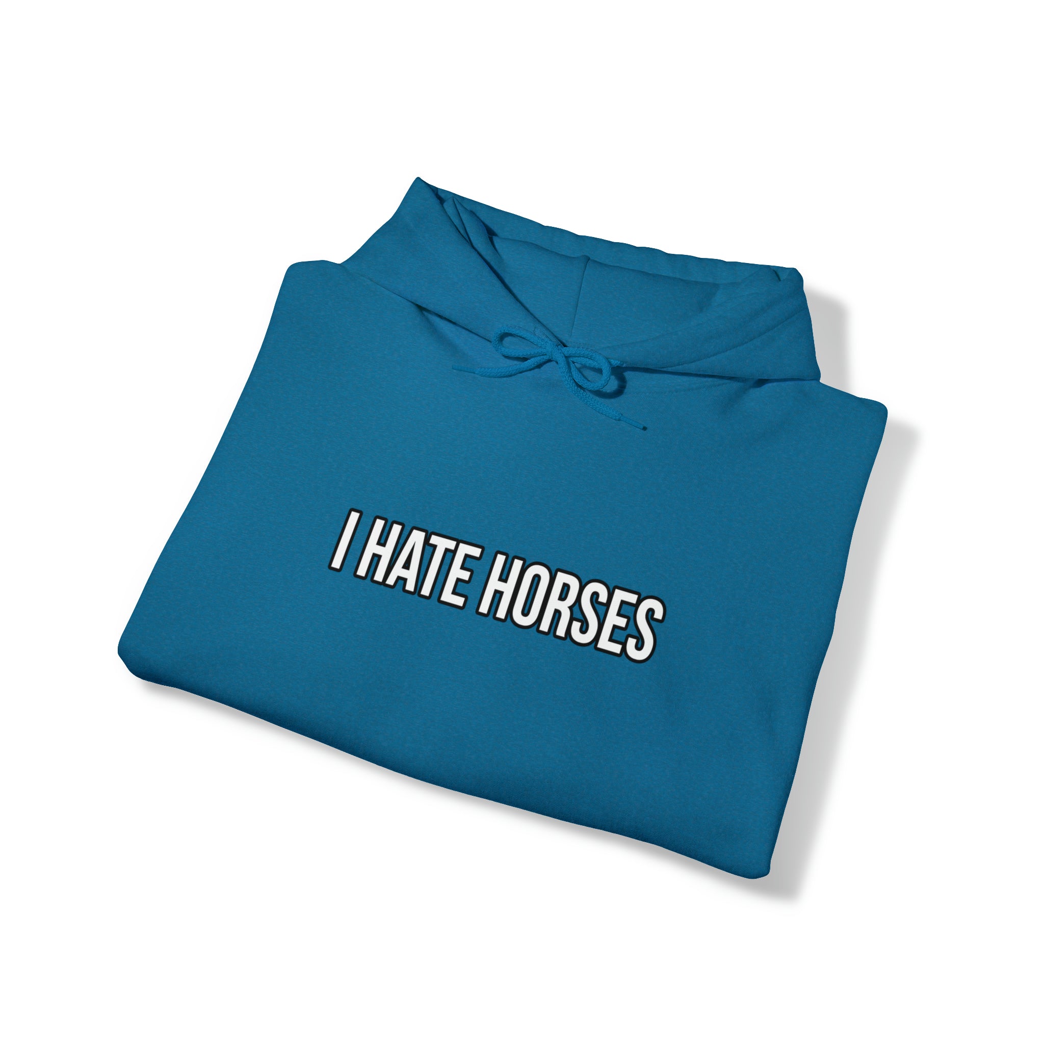 I hate Horses Hooded Sweatshirt