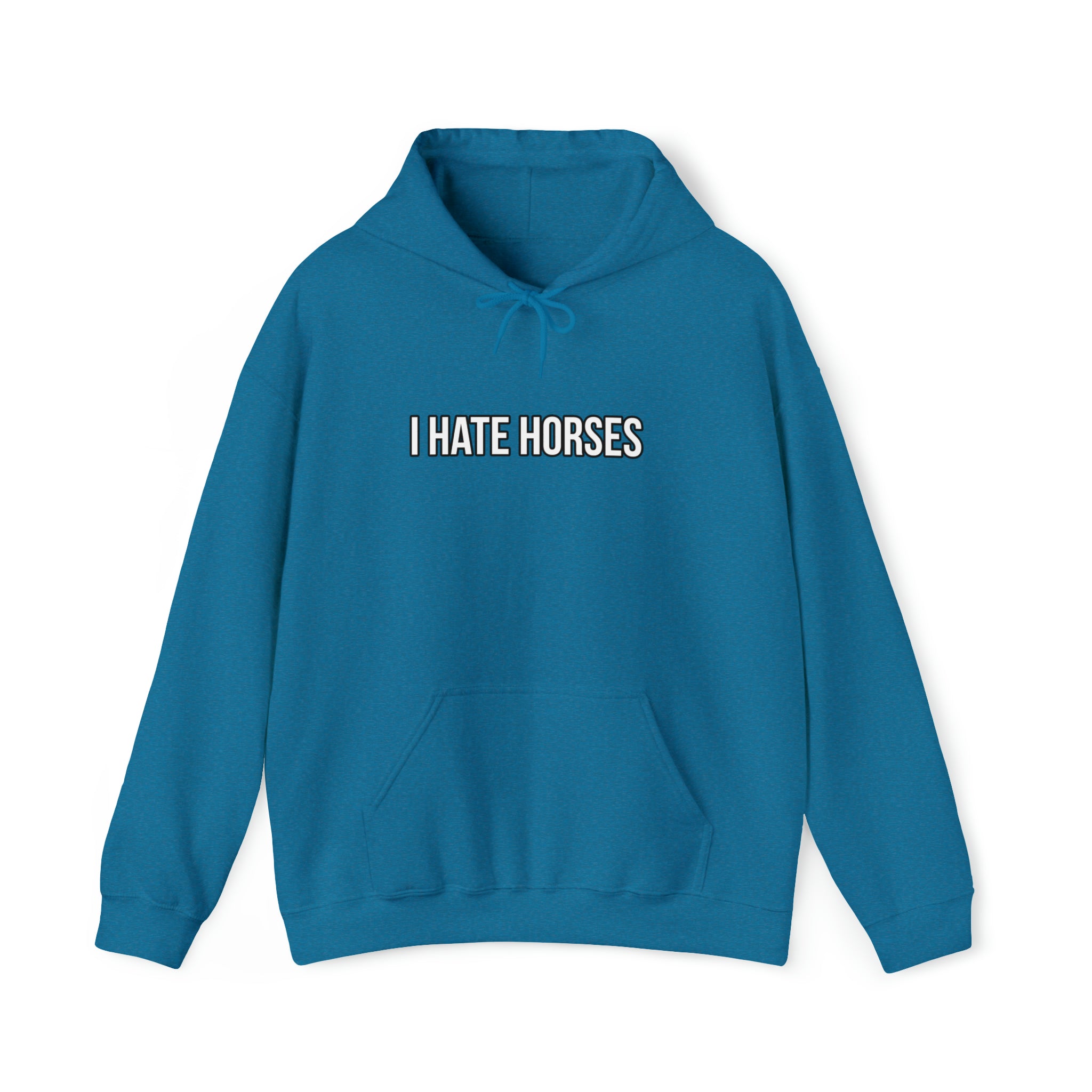 I hate Horses Hooded Sweatshirt