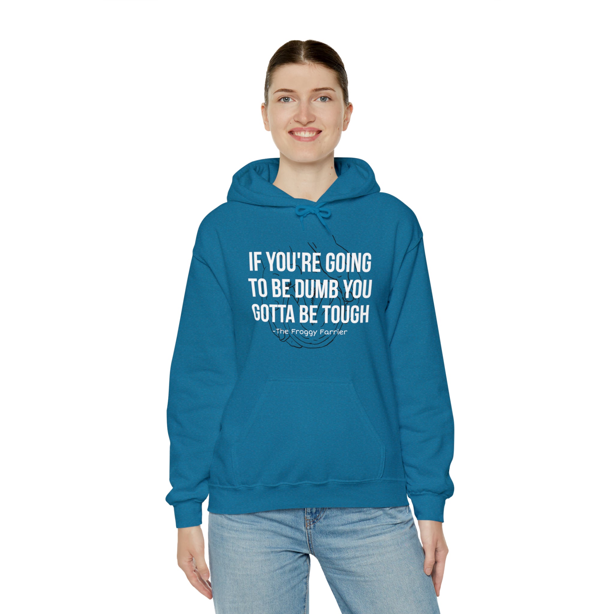 Hit it like it owes you money Hooded Sweatshirt